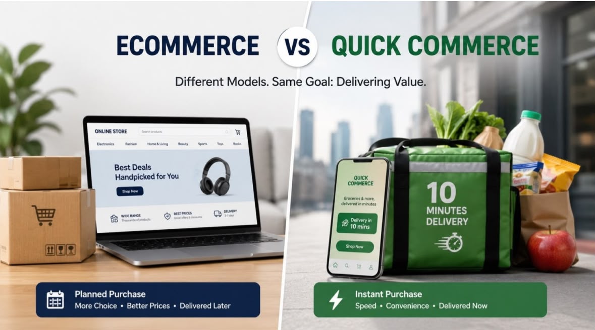 E-Commerce vs Quick Commerce: The Future of Digital Retail